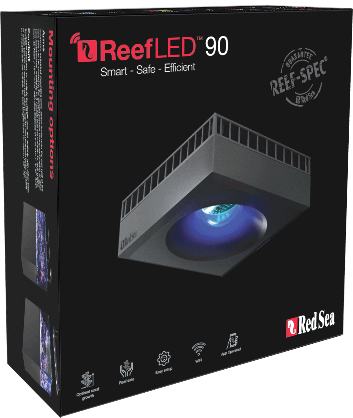 Red Sea REEFER Peninsula 350L G2+ (95 Gallons) (Black/Pearl White)