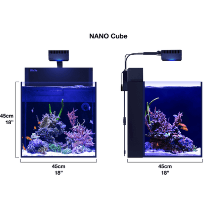 Red Sea Max Nano Cube Complete Aquarium (20 Gallons) - dimensions