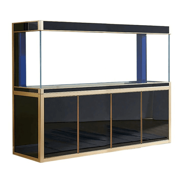 Aqua Dream 250 Gallon Tempered Glass Aquarium (Black and Gold)