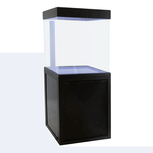 Aqua Dream 40 Gallon Tempered Glass Aquarium (Black) - front view