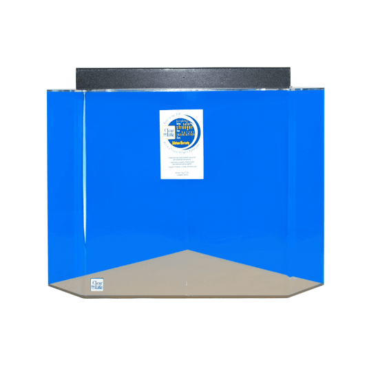 Pentagon (Corner) Acrylic Freshwater/Saltwater Aquarium (30-125 Gallon) - Clear for Life
