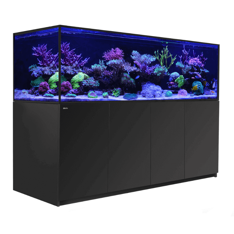 Red Sea - Reefer-S 1000L Complete System (265 Gallon) (Pearl White/Black) - angled view black