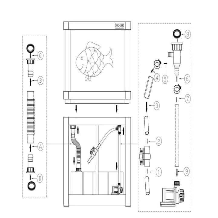 Aqua Dream 100 Gallon Aquarium - சிக்Aqua Dream 100 Gallon Aquarium - சிக்  