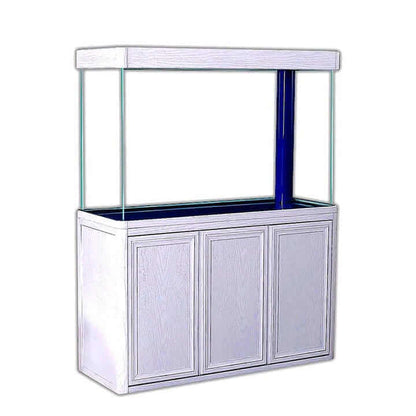 Aqua Dream 175 Gallon Tempered Glass Aquarium (White Oak) - front view